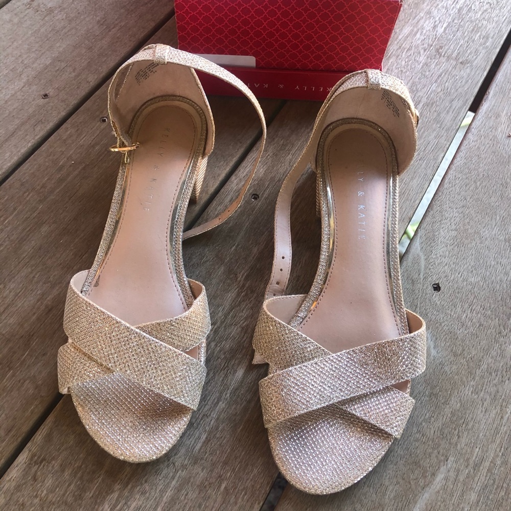 Gold heels
